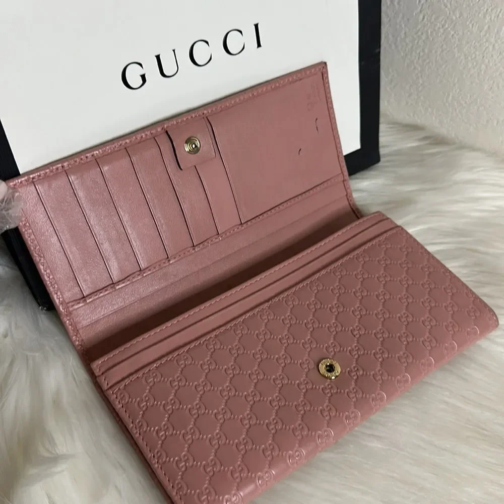 💯Authentic Guccissima Bifold Long Wallet🍀 - Picture 4 of 15